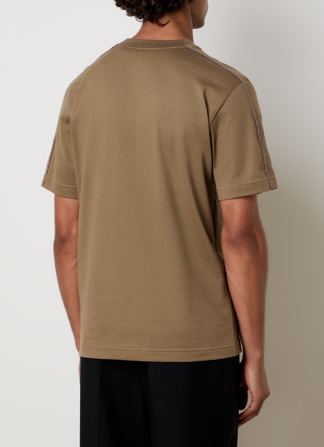 Burberry Seth T-shirt met logo - achterkant 5 camel