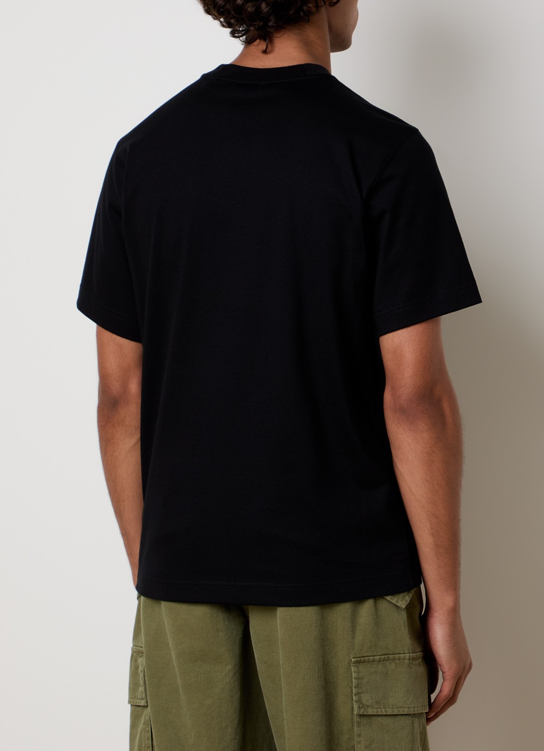 Burberry Seth T-shirt met logo - achterkant 3 zwart