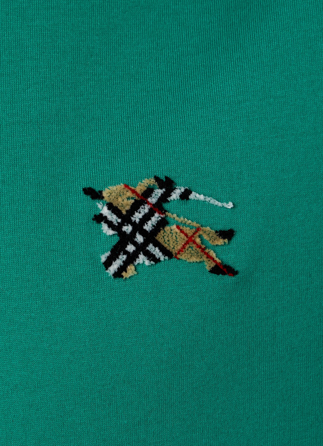 Burberry Seth T-shirt met logo - detail 5 groen