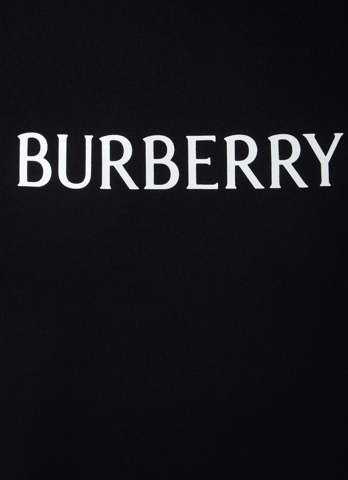 Burberry Seth T-shirt met logoprint - detail 4 zwart