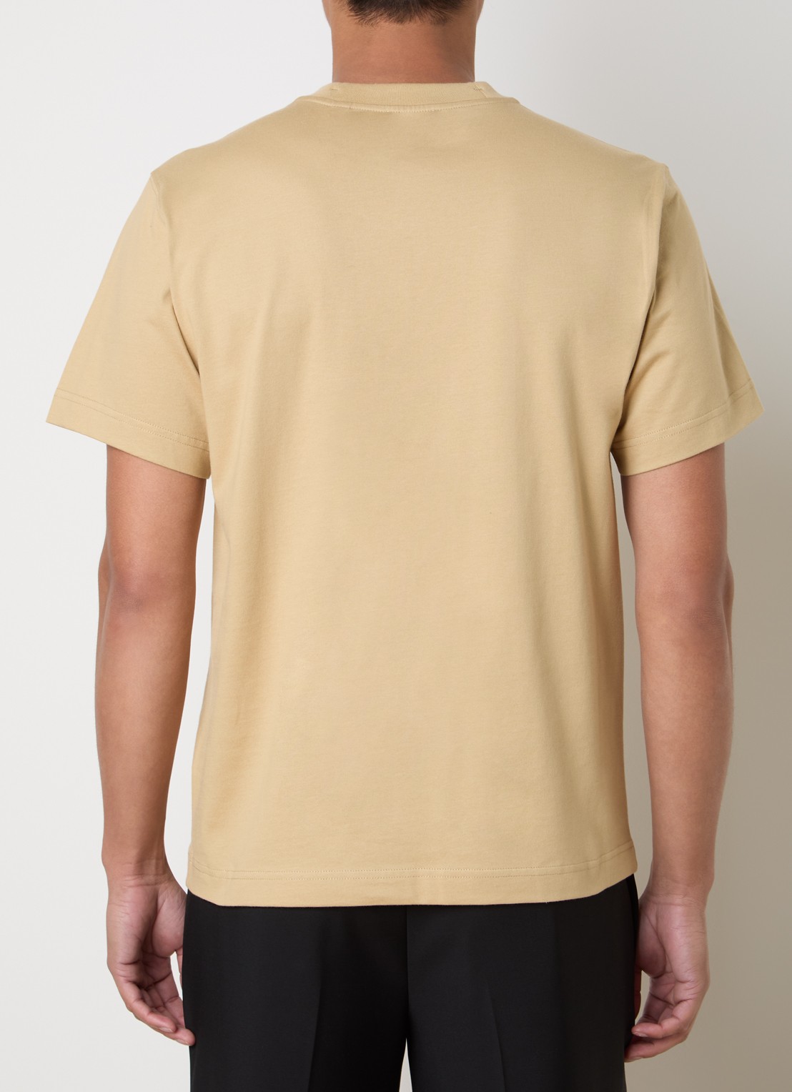 Burberry Seth T-shirt met logoprint - achterkant 3 camel
