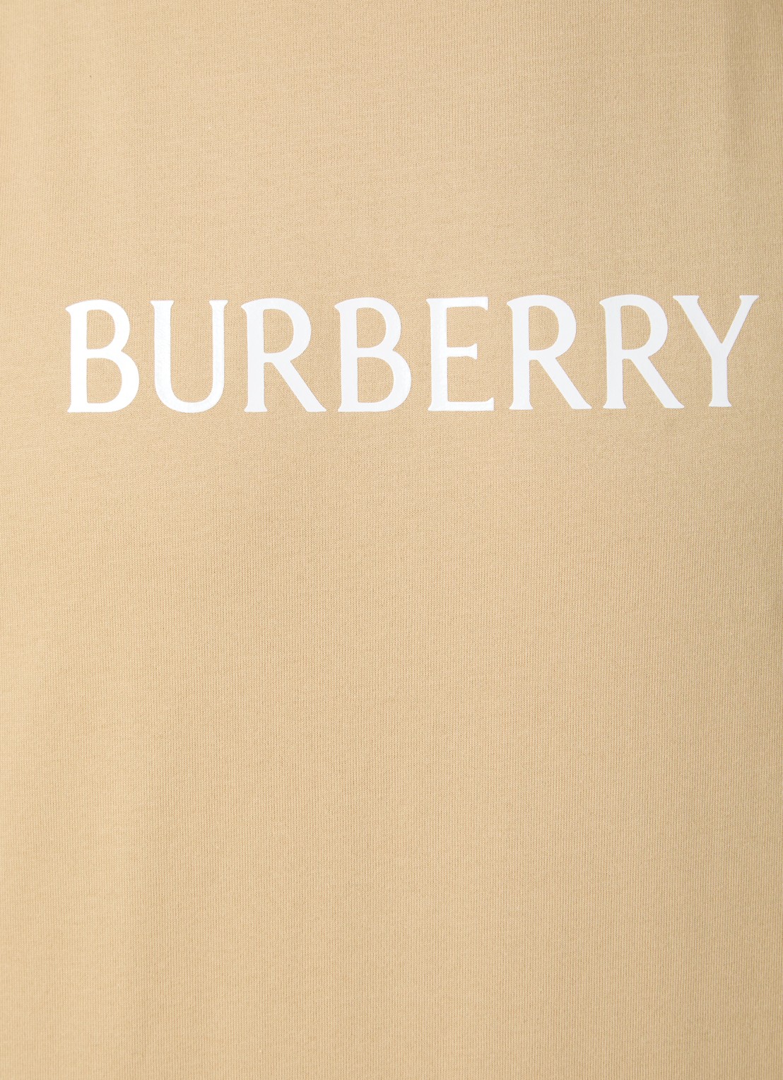 Burberry Seth T-shirt met logoprint - detail 5 camel
