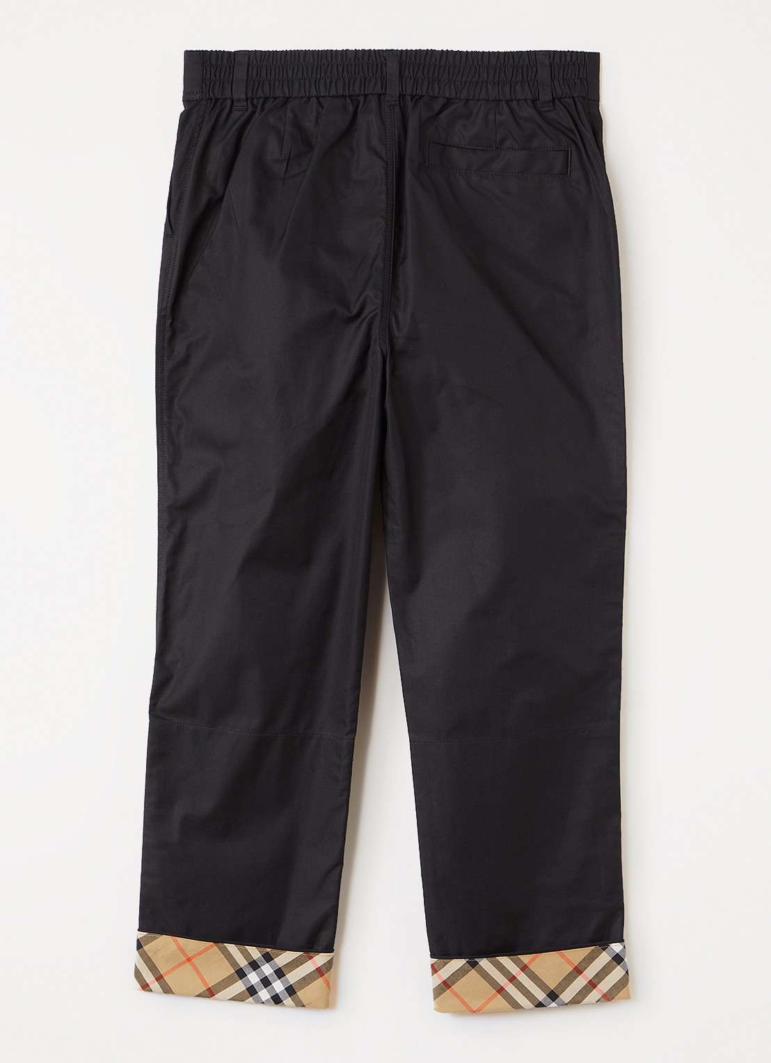 Burberry Sheldon loose fit pantalon - voorkant 2 zwart