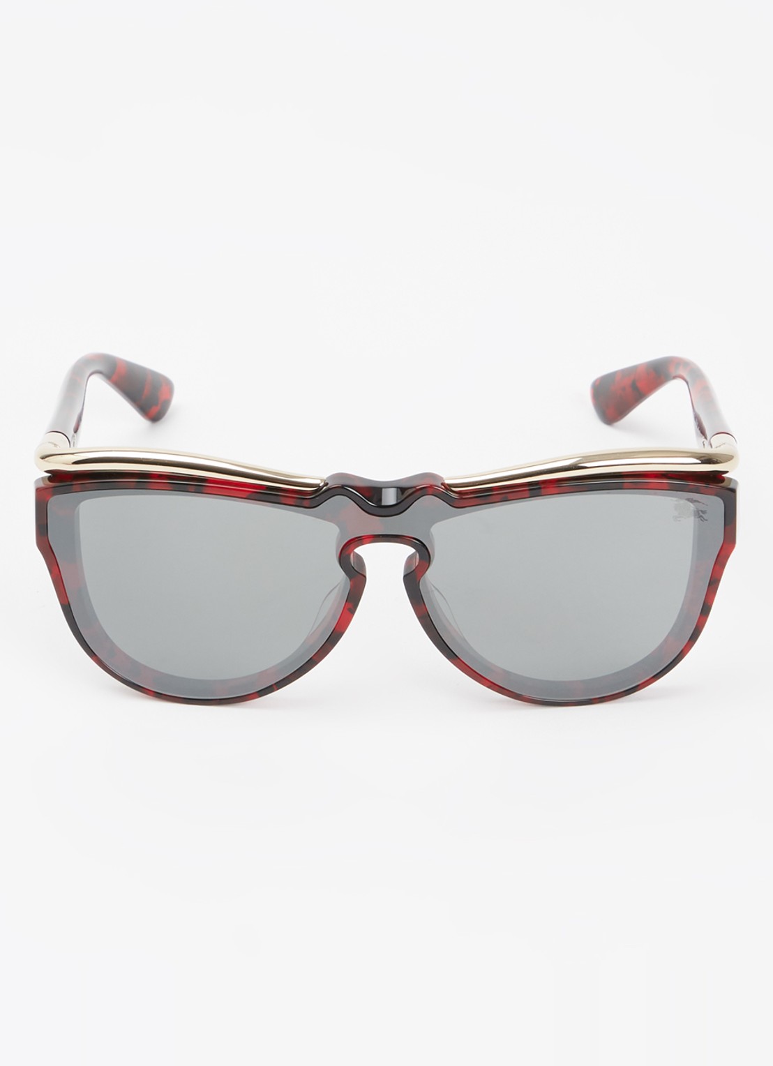 Burberry Shield zonnebril BE3162U - detail cranberryrood