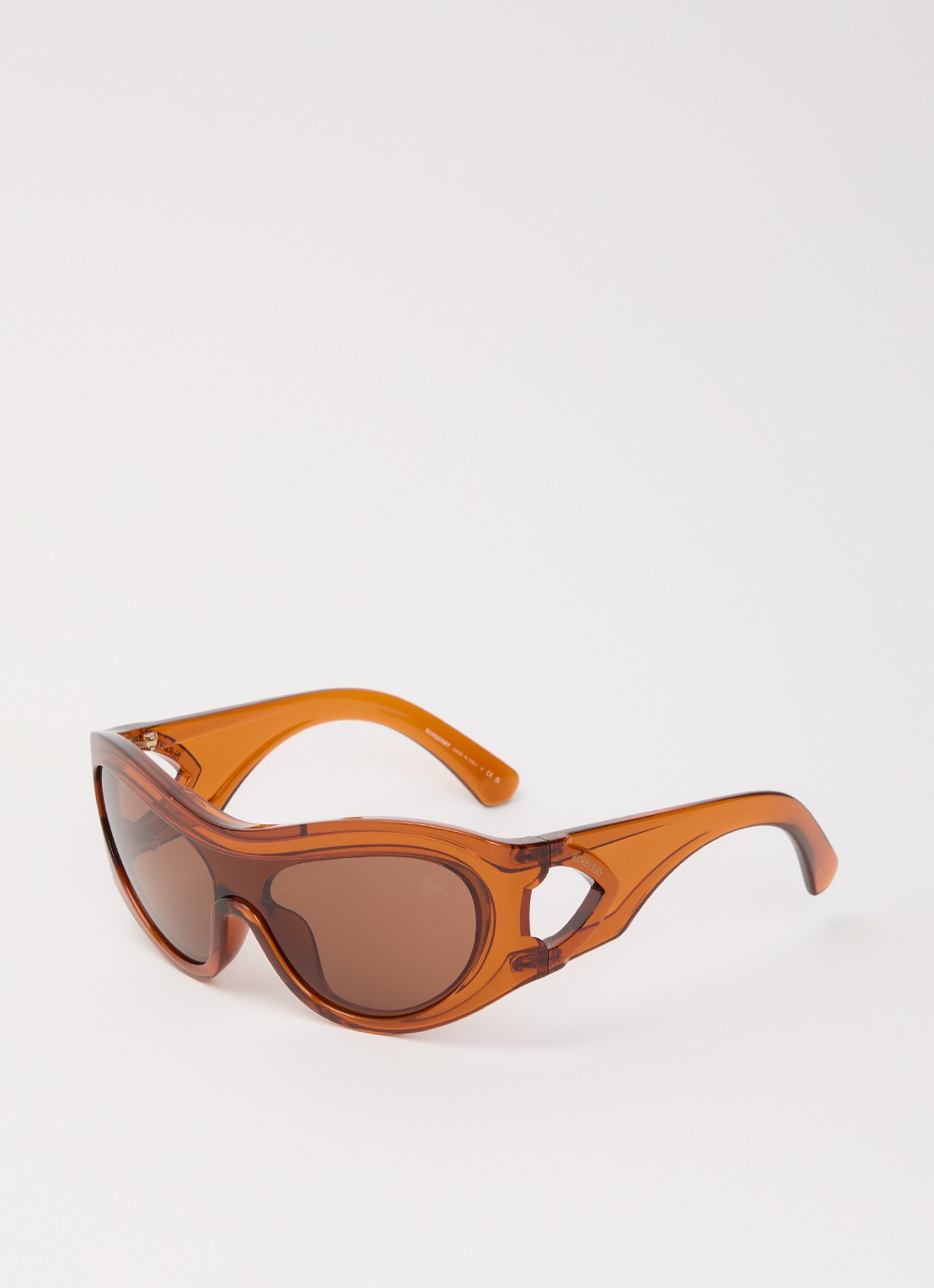 Burberry Shield zonnebril BE4465 - voorkant 4 roodbruin