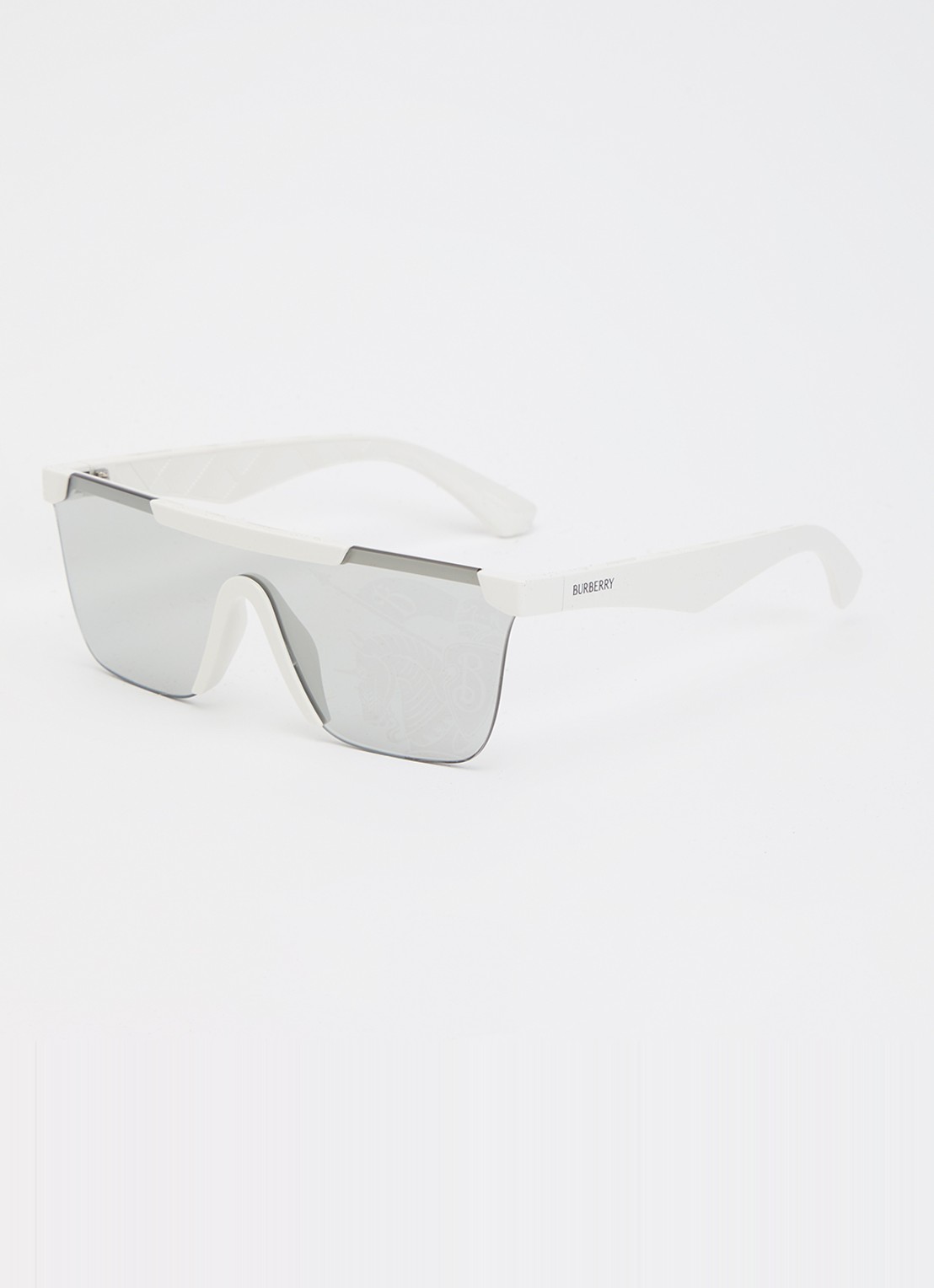 Burberry Shield zonnebril BE4480D - voorkant gebroken wit