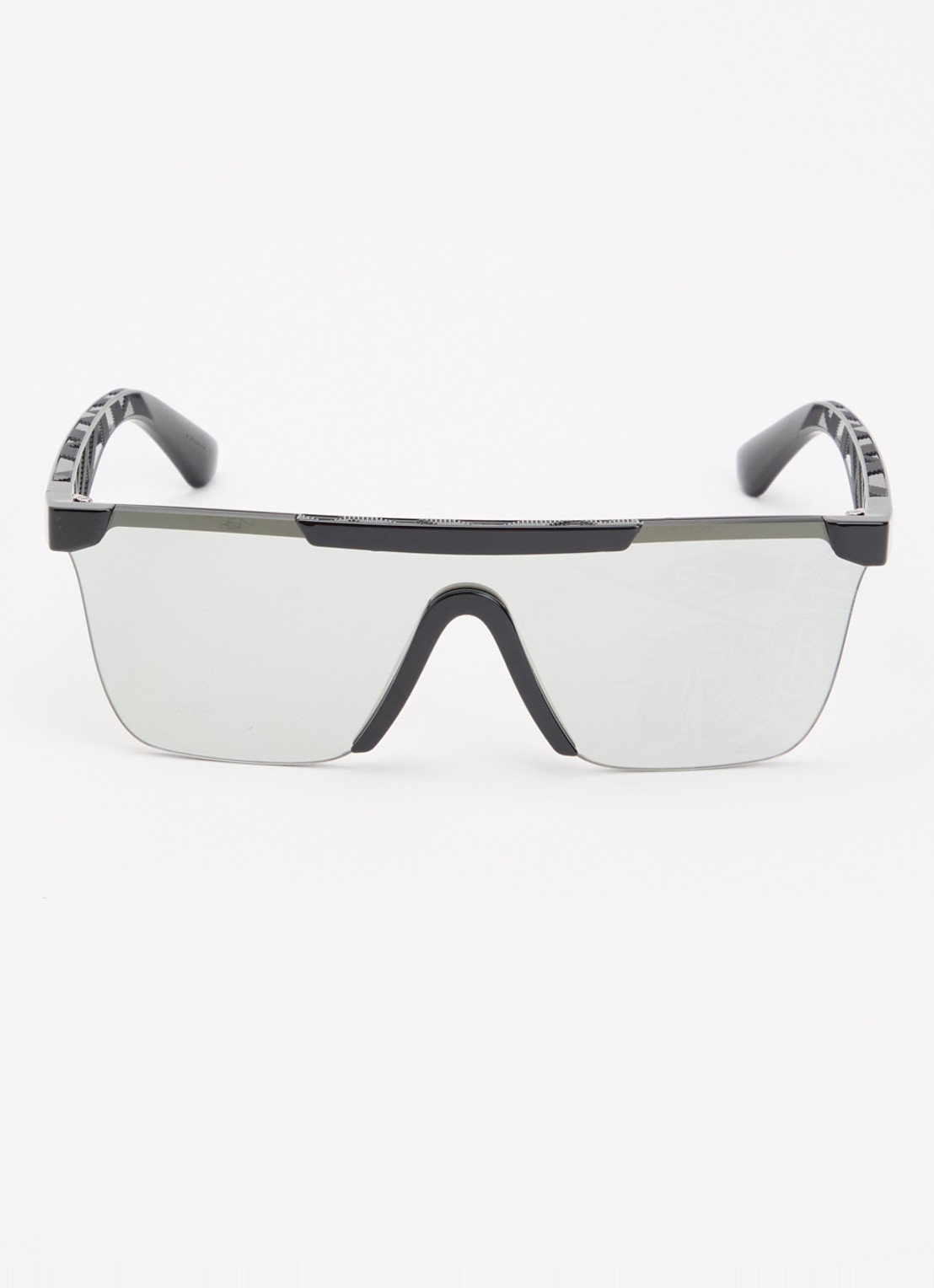 Burberry Shield zonnebril BE4480D - detail zwart
