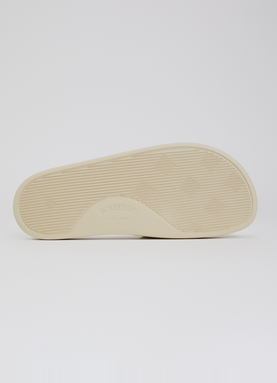 Burberry Slipper met geruit dessin - detail 4 beige