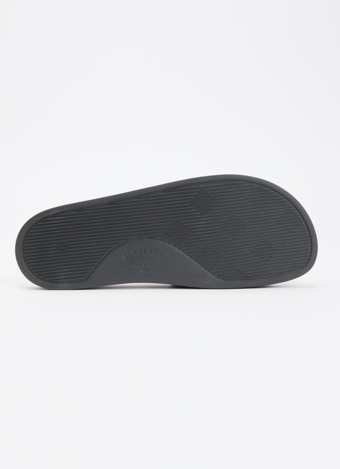 Burberry Slipper met logoprint - detail 5 antraciet
