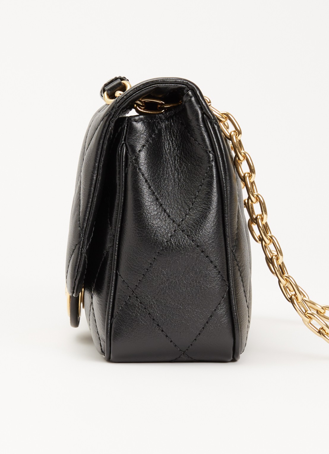 Burberry Strand schoudertas van kalfsleer met verstelbare schouderriem - detail 6 zwart