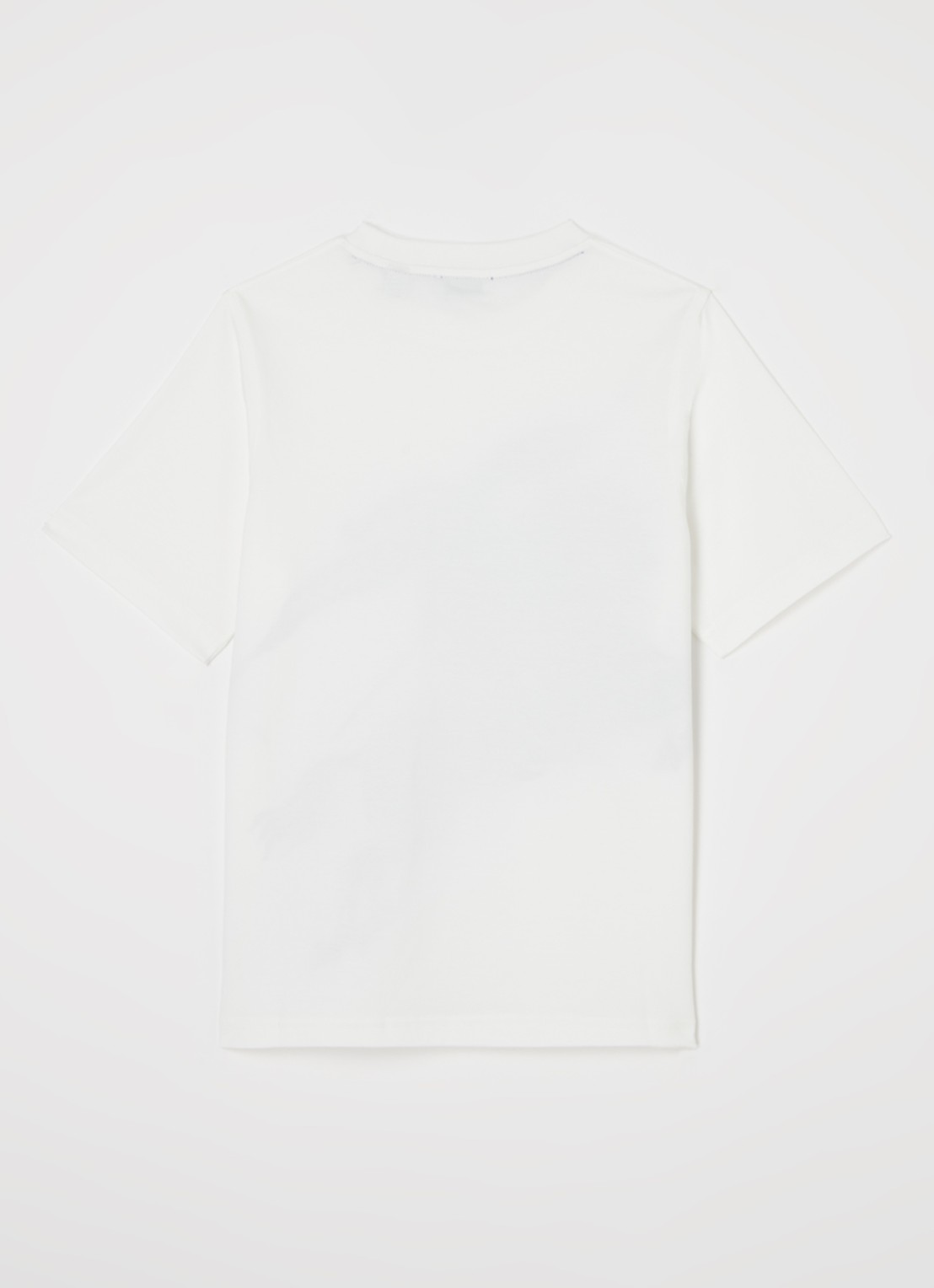 Burberry T-shirt met frontprint - voorkant 2 wit