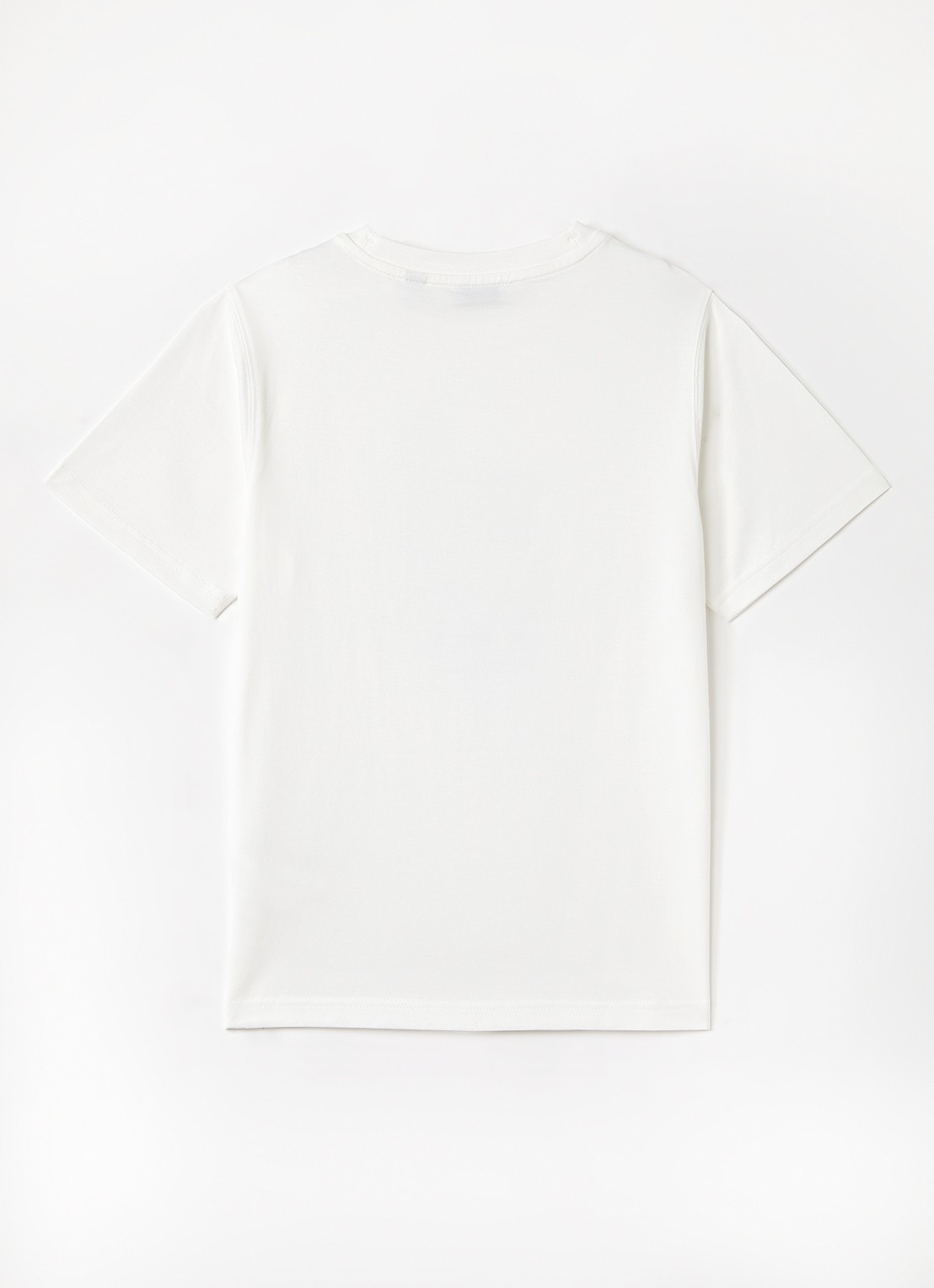 Burberry T-shirt met logoprint - voorkant 2 gebroken wit