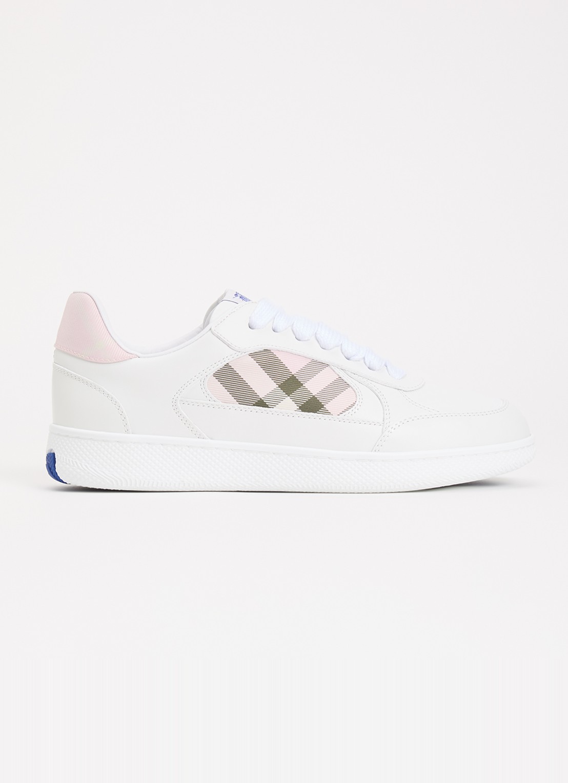 Burberry Terrace sneaker van kalfsleer  - voorkant 2 wit