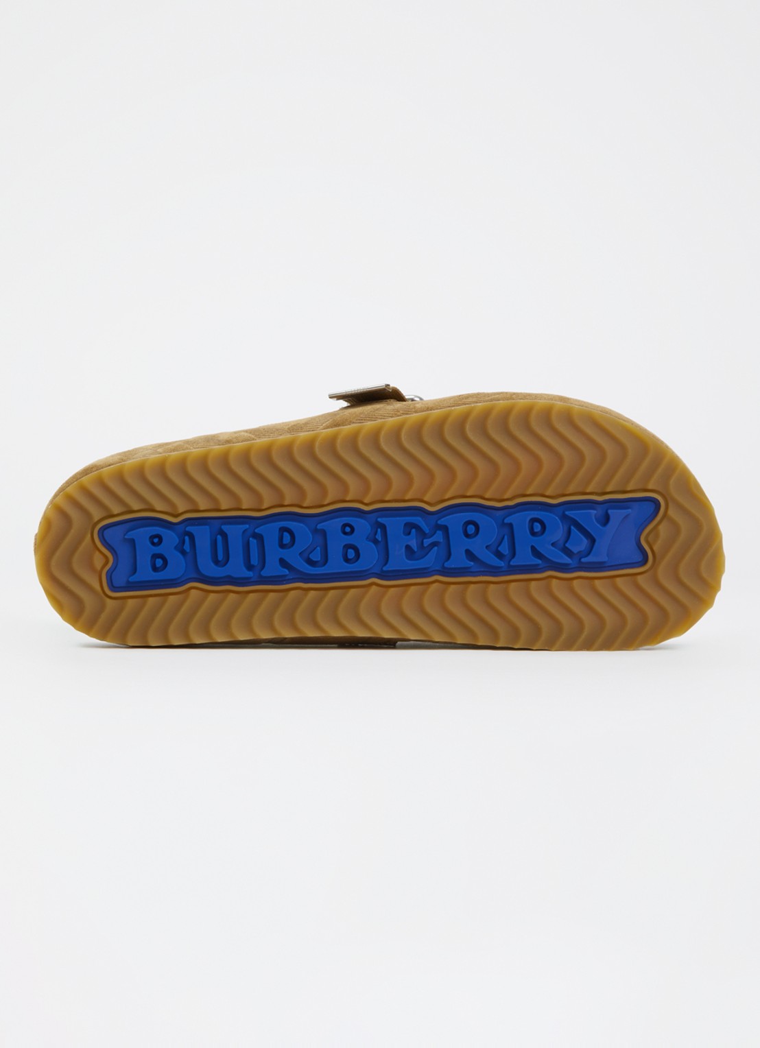 Burberry Urchin muiltje van kalfssuède met gespdetail - detail 4 beige