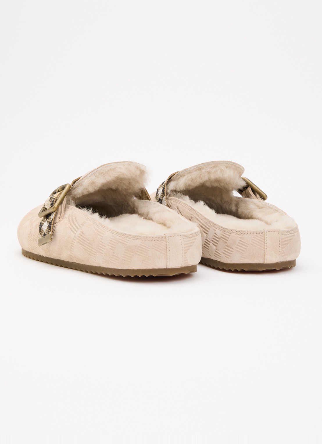 Burberry Urchin muiltje van kalfssuède - achterkant 6 beige