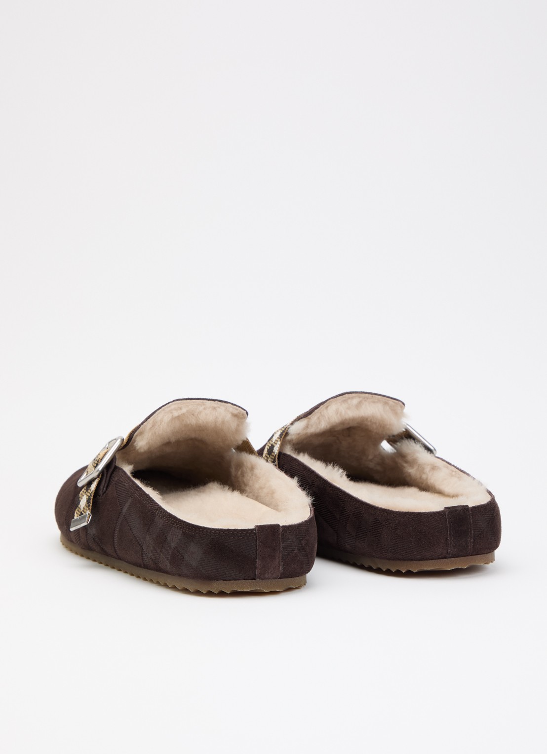 Burberry Urchin muiltje van suède - achterkant 6 bruin