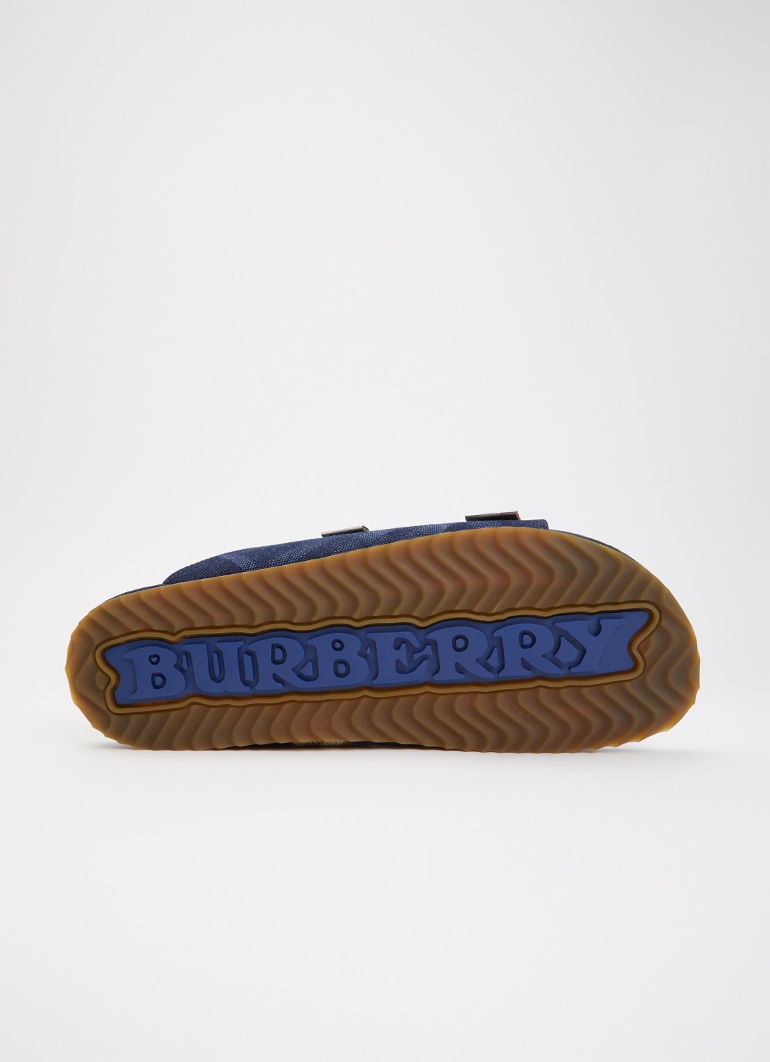 Burberry Urchin sandaal met ruitdessin - detail 4 royalblauw