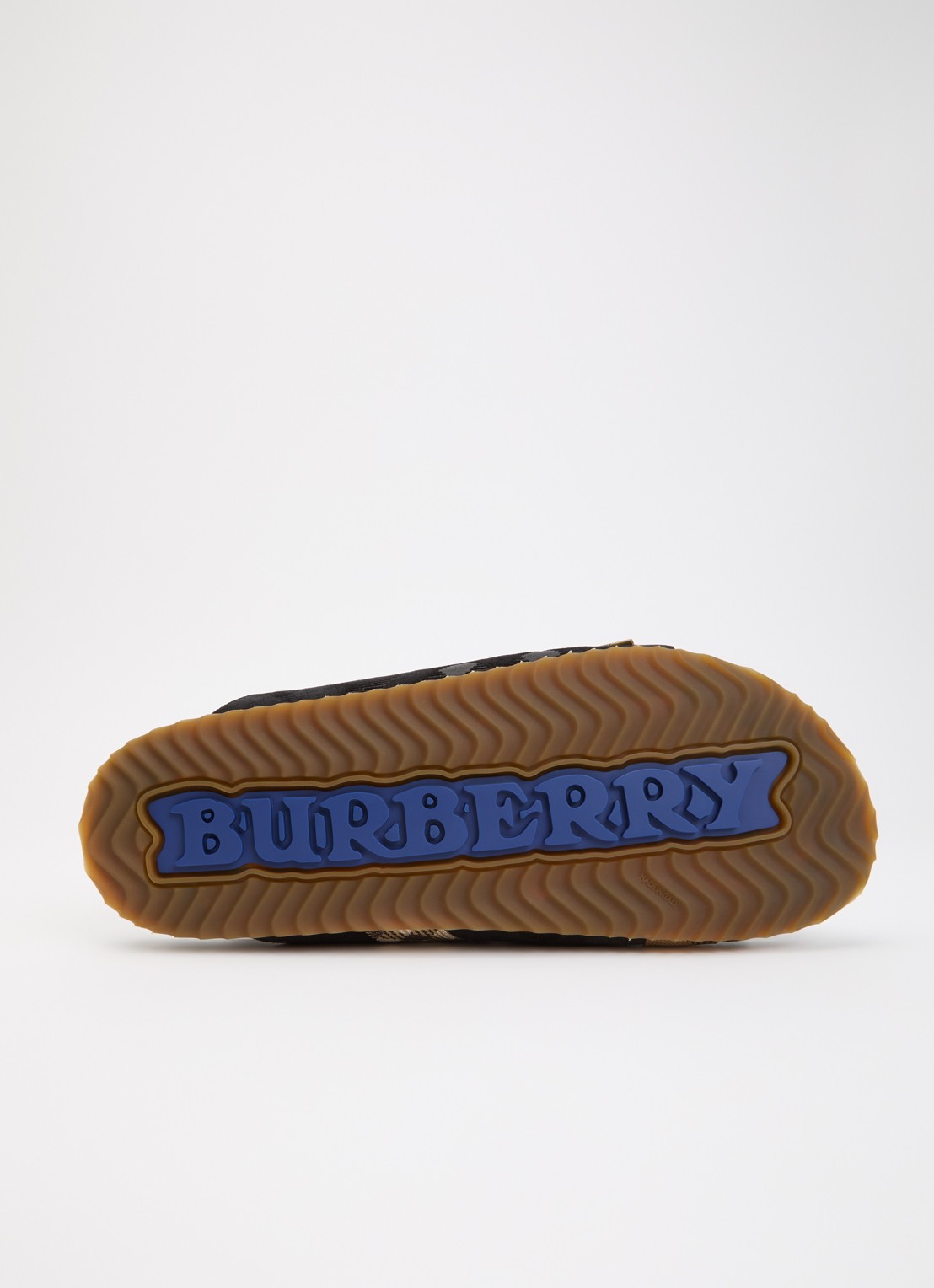 Burberry Urchin sandaal met ruitdessin - detail 5 zwart