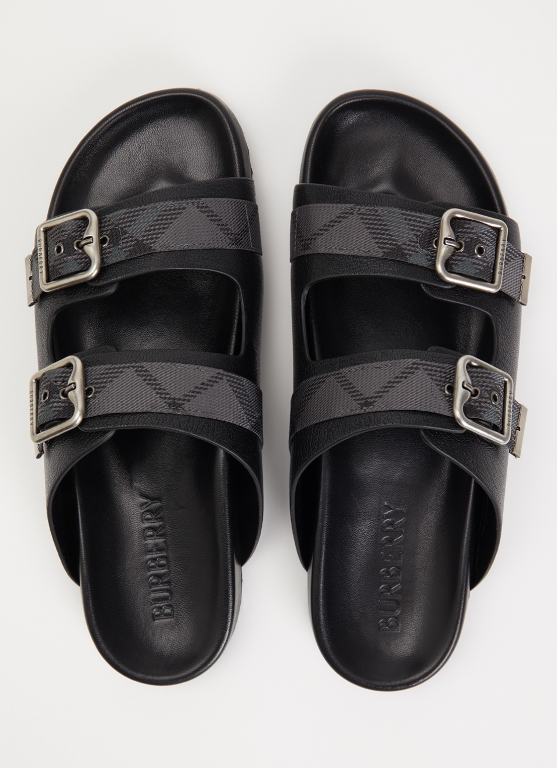 Burberry Urchin sandaal van geitenleer - detail 2 zwart