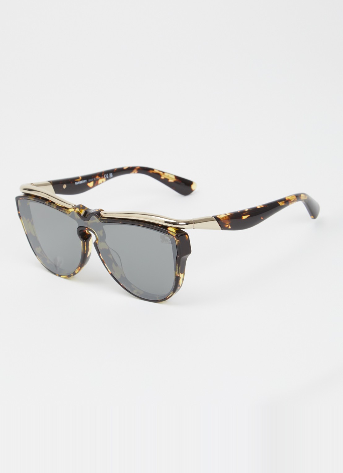 Burberry Wayfarer zonnebril BE3162U - voorkant donkerbruin