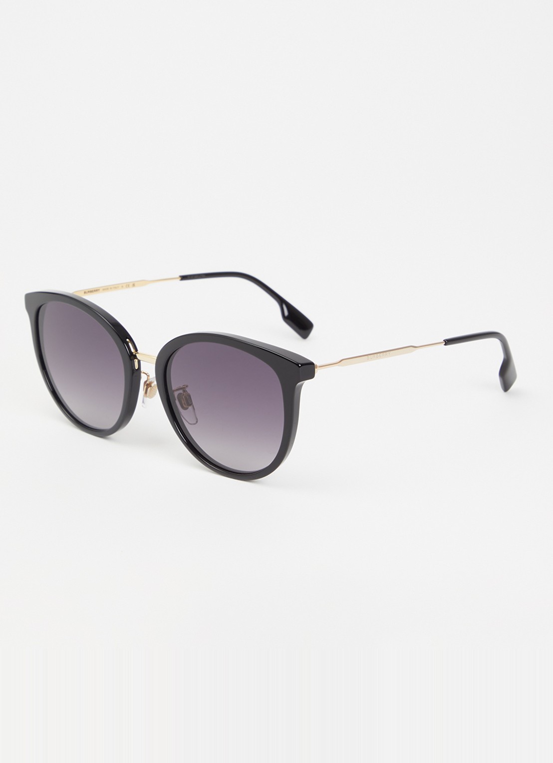 Burberry Wayfarer zonnebril BE4289D - voorkant 4 zwart