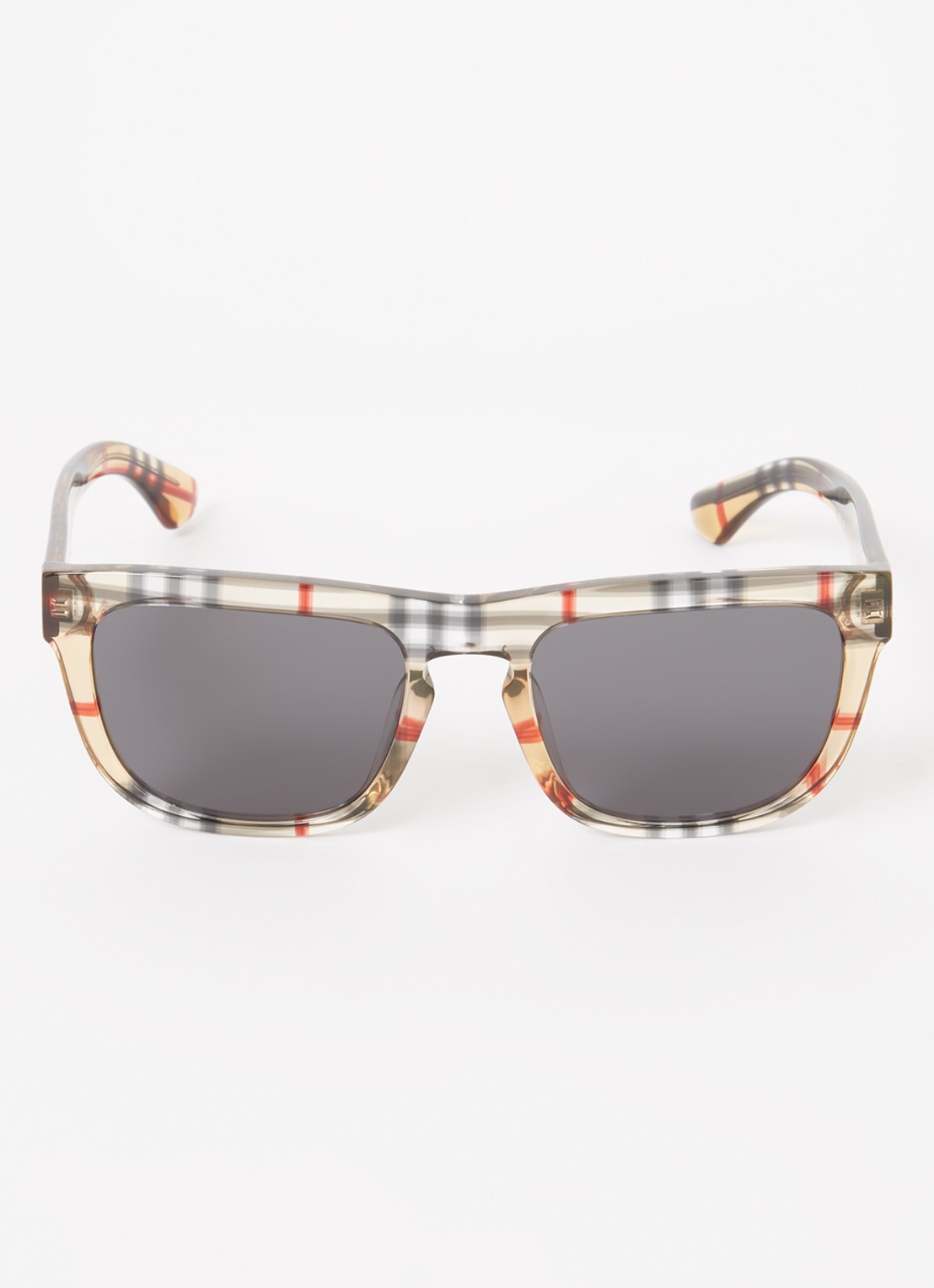 Burberry Wayfarer zonnebril BE4431U - detail lichtbruin