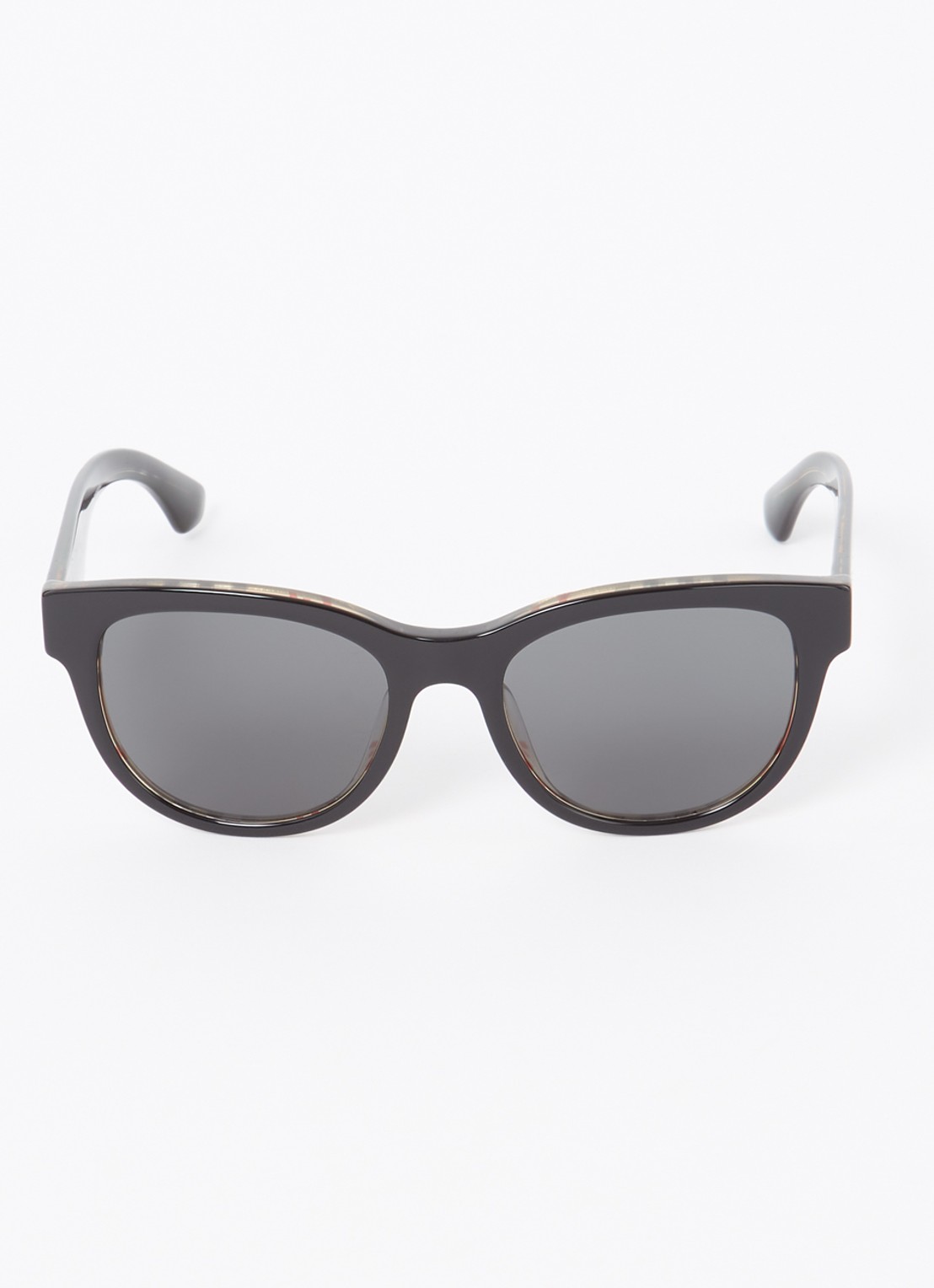 Burberry Wayfarer zonnebril BE4432U - detail zwart