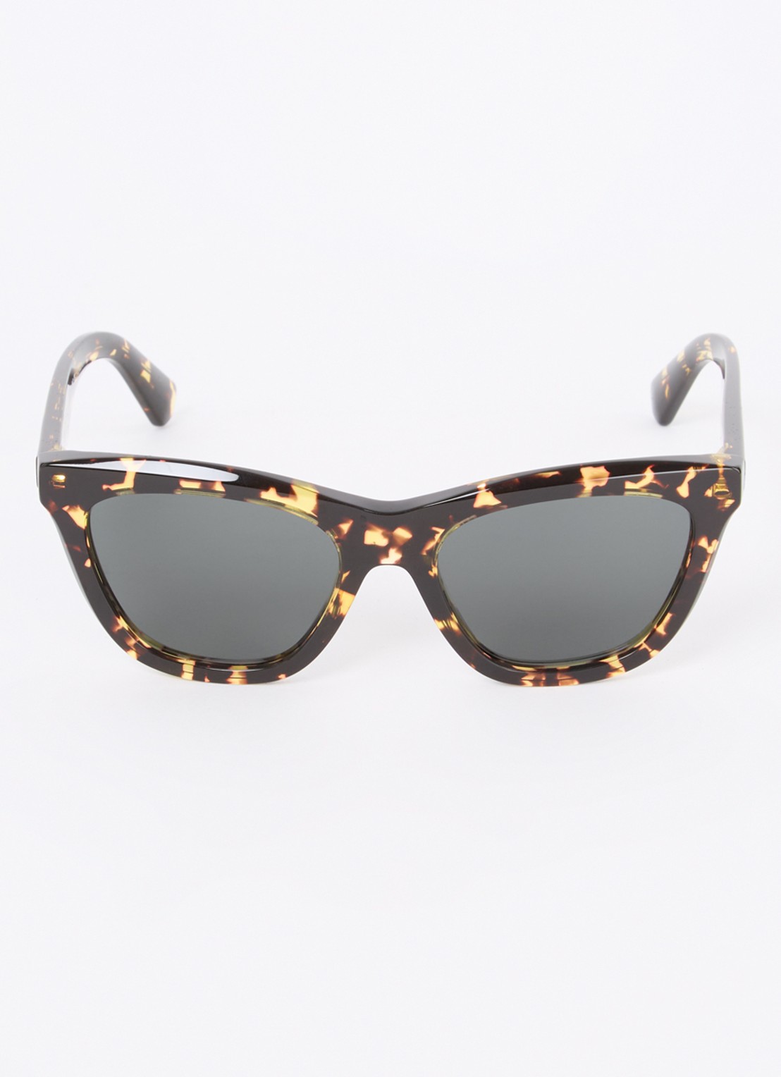 Burberry Wayfarer zonnebril BE4435 - detail bruin