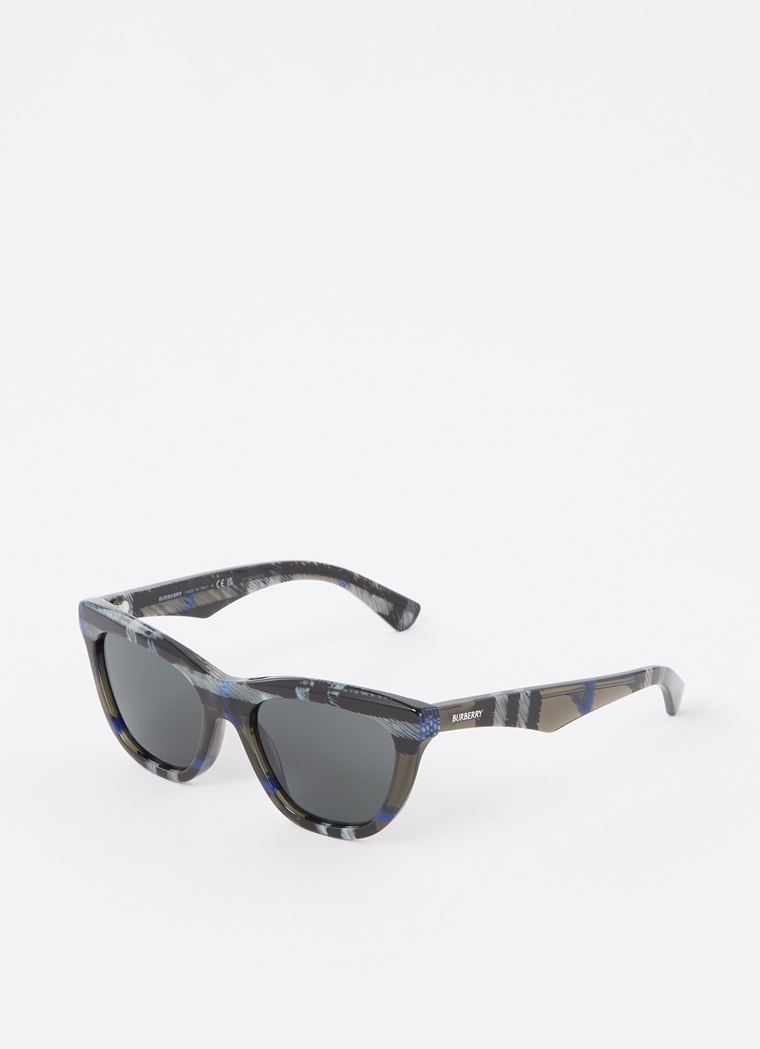 Burberry Wayfarer zonnebril BE4435 - voorkant antraciet