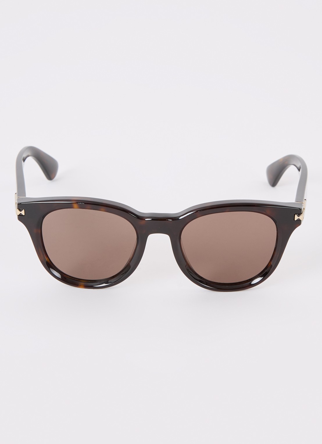 Burberry Wayfarer zonnebril BE4439 - detail 2 donkerbruin
