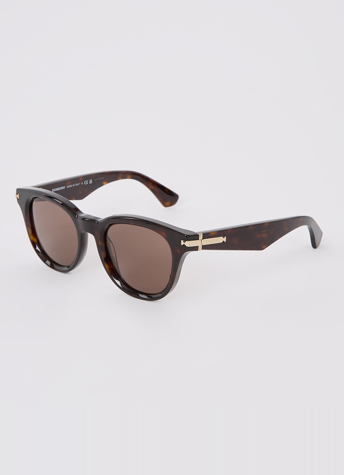 Burberry Wayfarer zonnebril BE4439 - voorkant donkerbruin