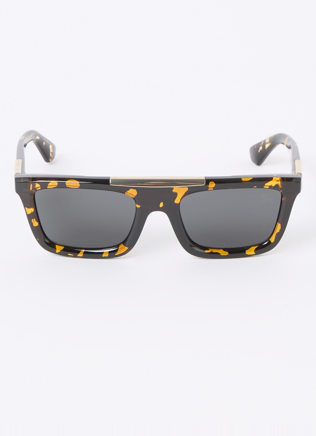 Burberry Wayfarer zonnebril BE4451U - detail bruin