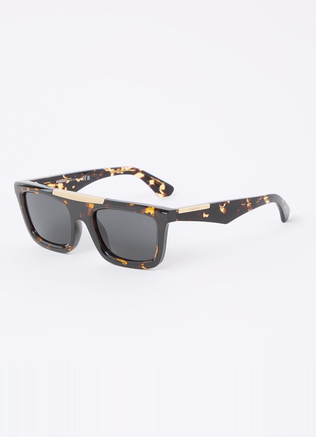 Burberry Wayfarer zonnebril BE4451U - voorkant 4 bruin