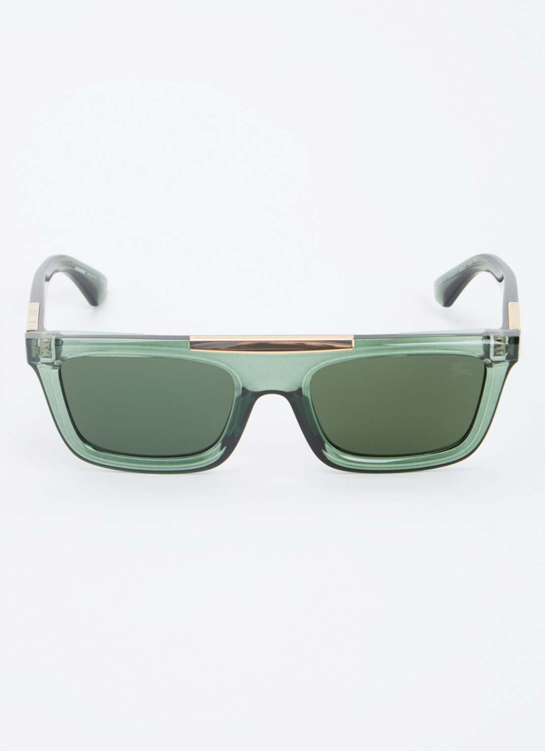 Burberry Wayfarer zonnebril BE4451U - detail groen