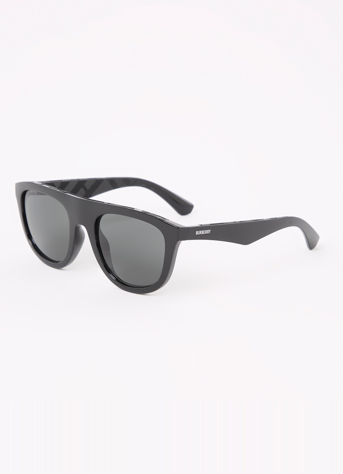 Burberry Wayfarer zonnebril BE4459U - voorkant zwart