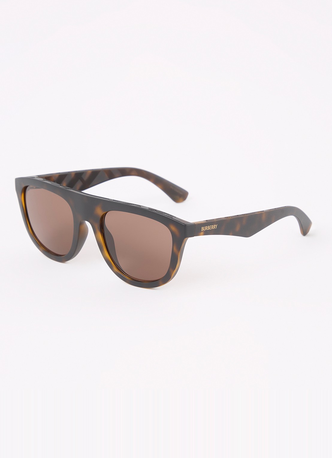 Burberry Wayfarer zonnebril BE4459U - voorkant 4 donkerbruin
