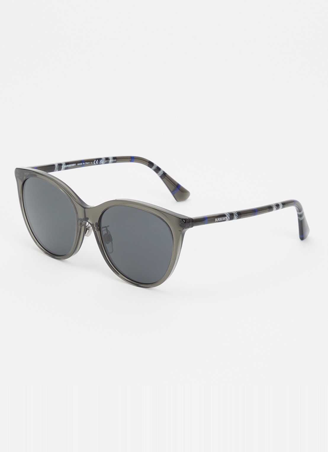 Burberry Wayfarer zonnebril BE4464D - voorkant 4 donkergrijs
