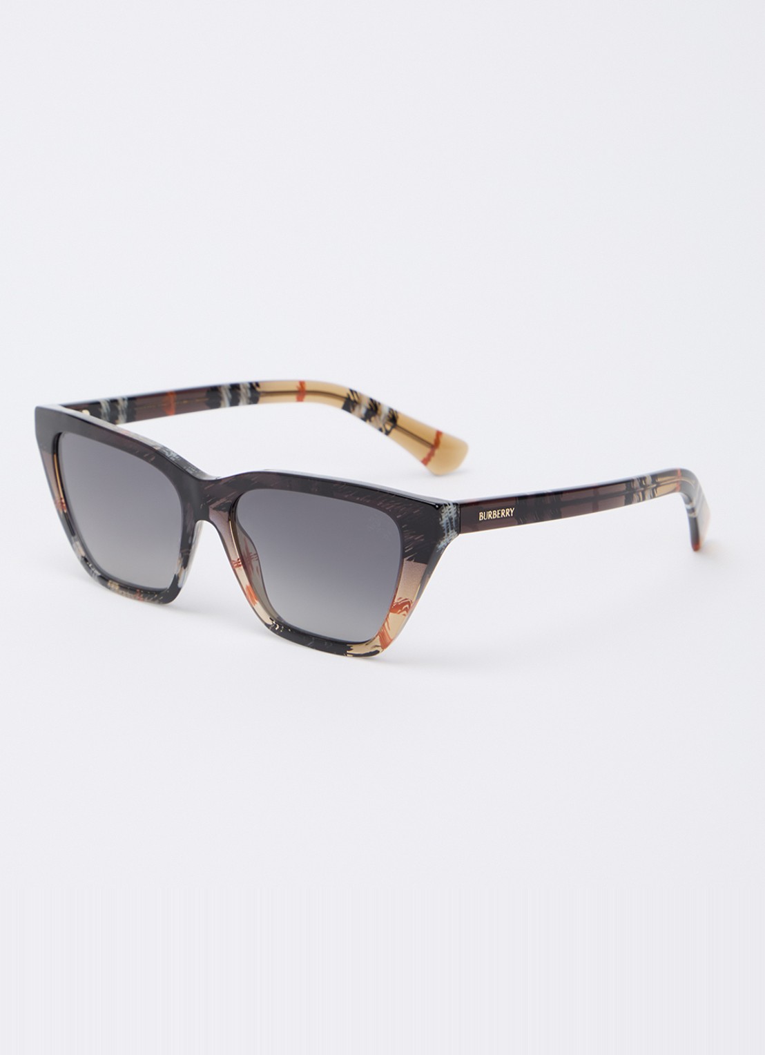 Burberry Wayfarer zonnebril BE4468  - voorkant 4 bruin