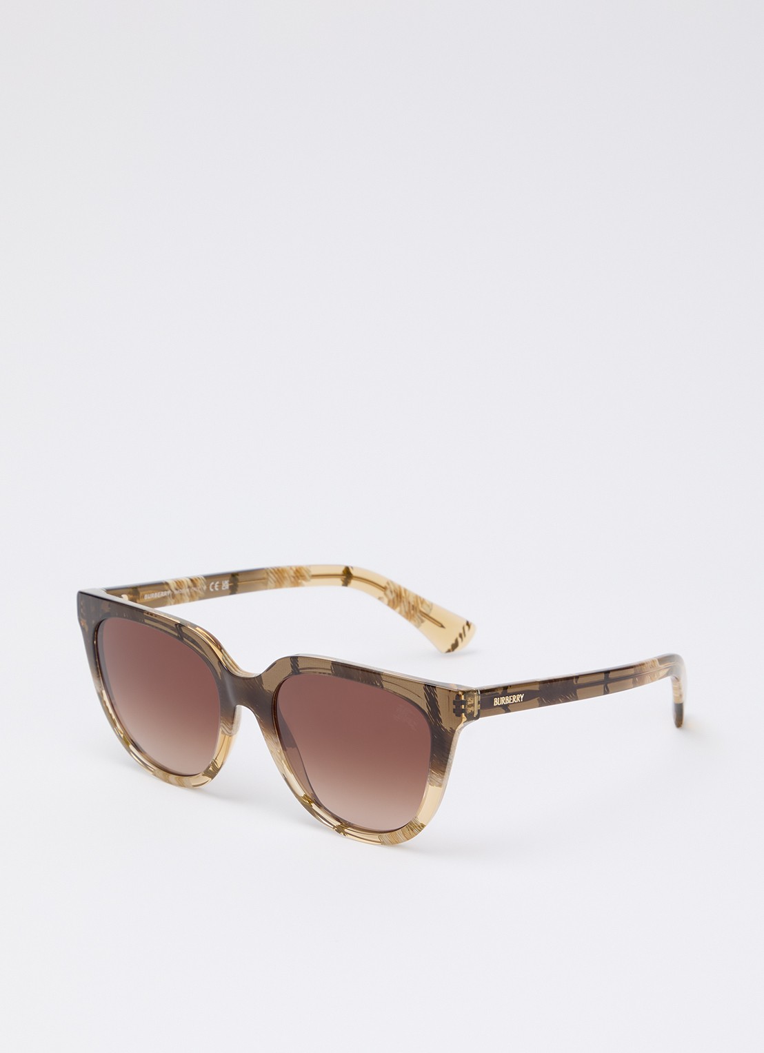 Burberry Wayfarer zonnebril BE4469 - voorkant mosterd