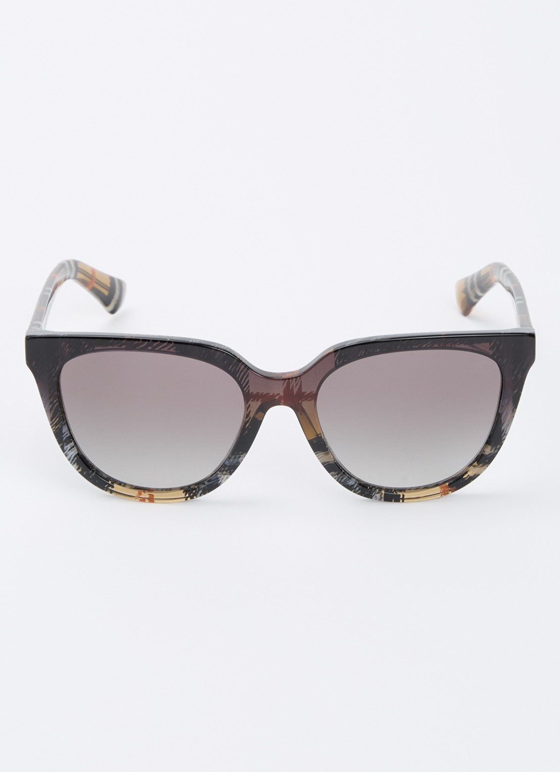 Burberry Wayfarer zonnebril BE4469 - detail 2 zwart