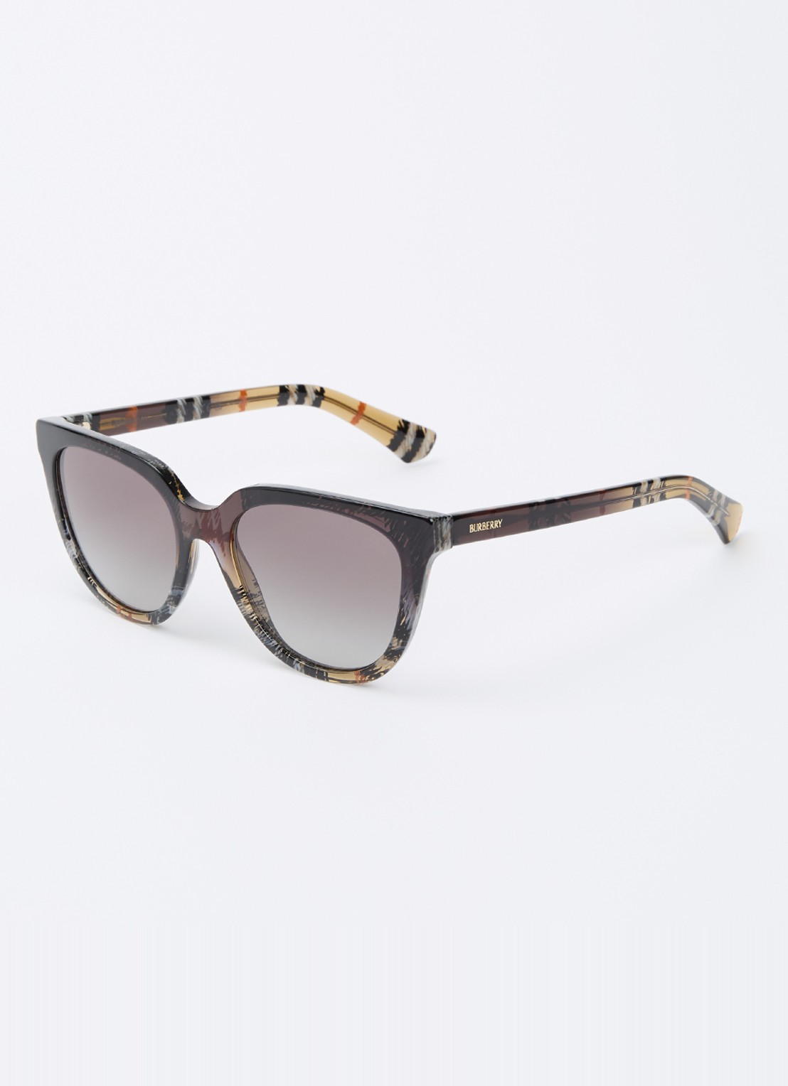 Burberry Wayfarer zonnebril BE4469 - voorkant zwart