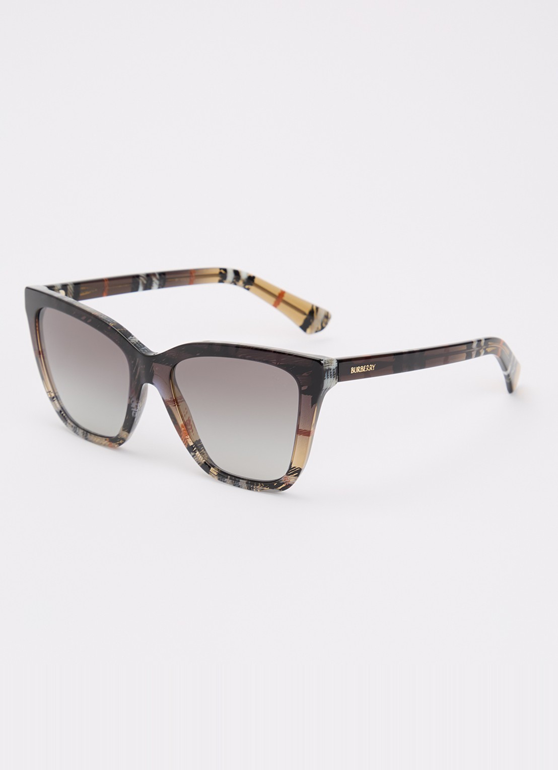 Burberry Wayfarer zonnebril BE4470 - voorkant zwart