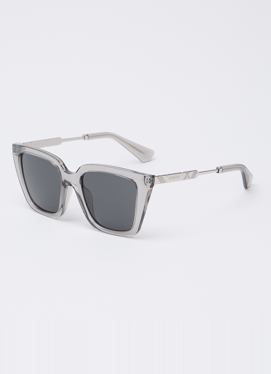 Burberry Wayfarer zonnebril BE4473U - voorkant 4 lichtgrijs