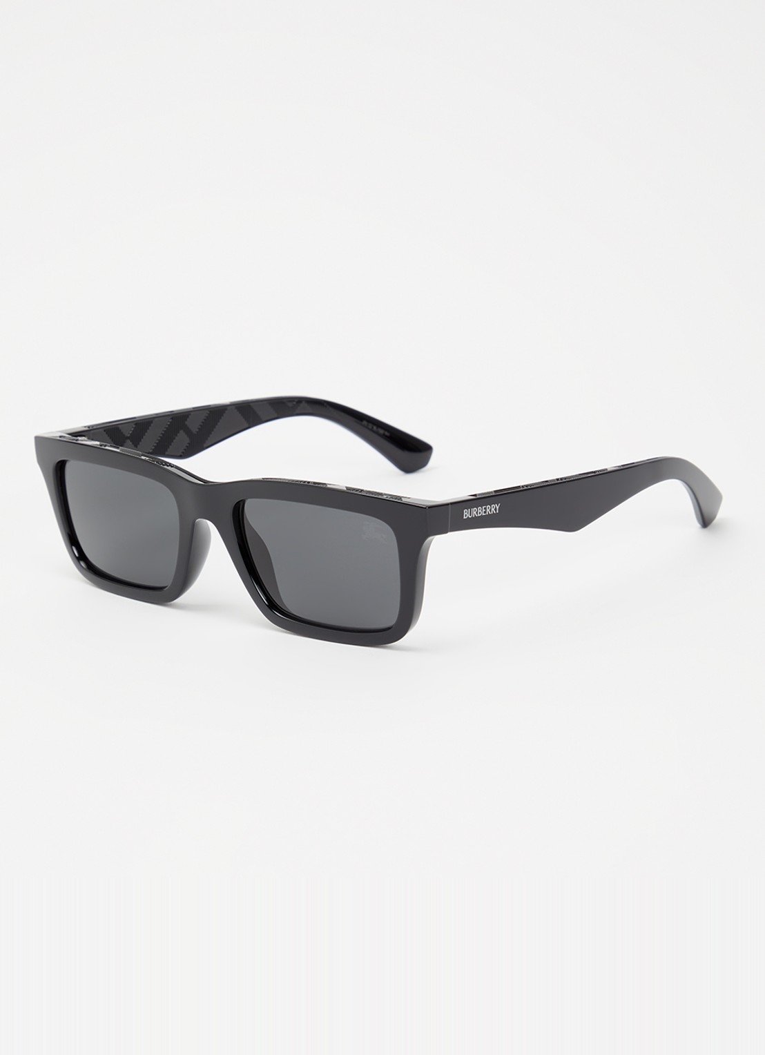 Burberry Wayfarer zonnebril BE4475U - voorkant 4 zwart
