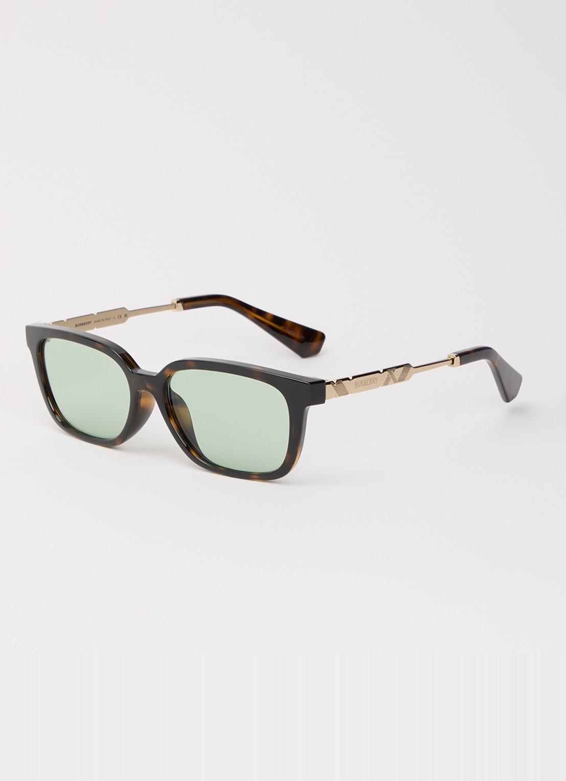 Burberry Wayfarer zonnebril BE4481D - voorkant goud