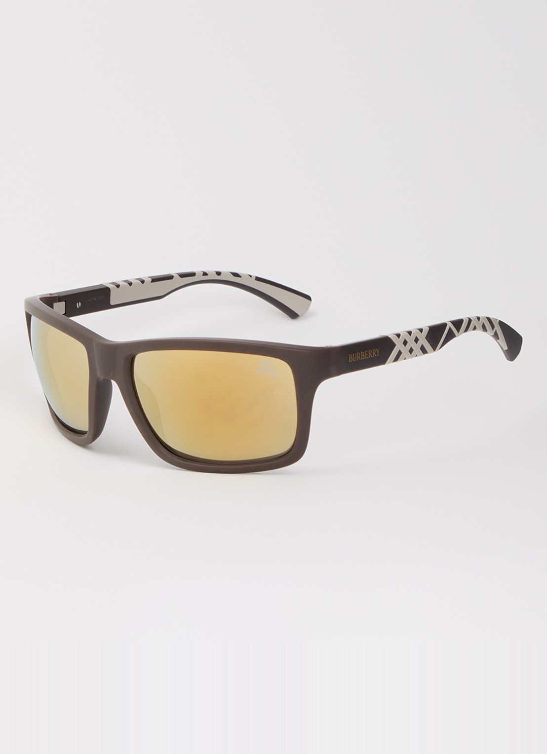 Burberry Wayfarer zonnebril BE4483 - voorkant 4 bruin