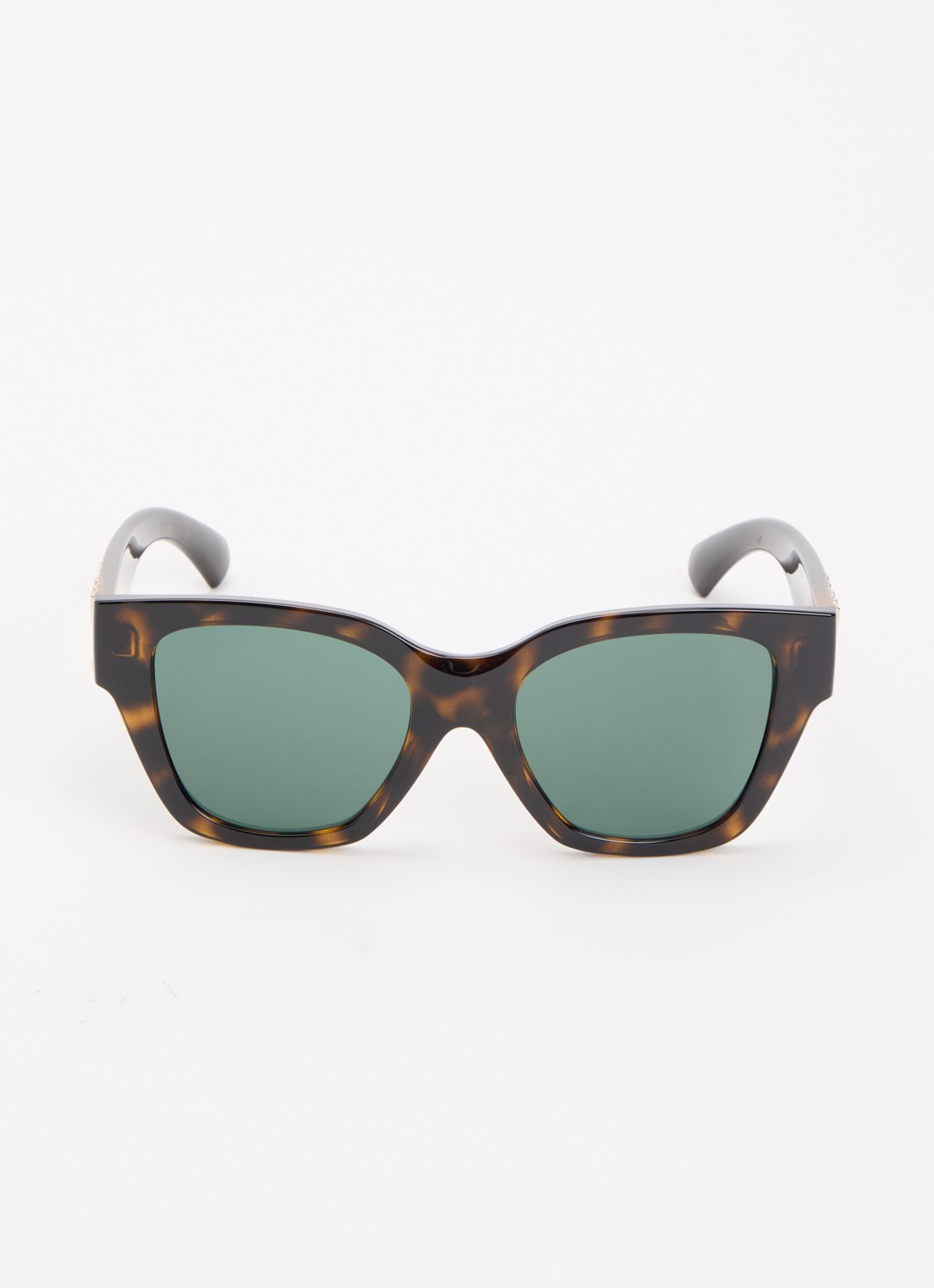Burberry Wayfarer zonnebril BE4489U - detail donkerbruin