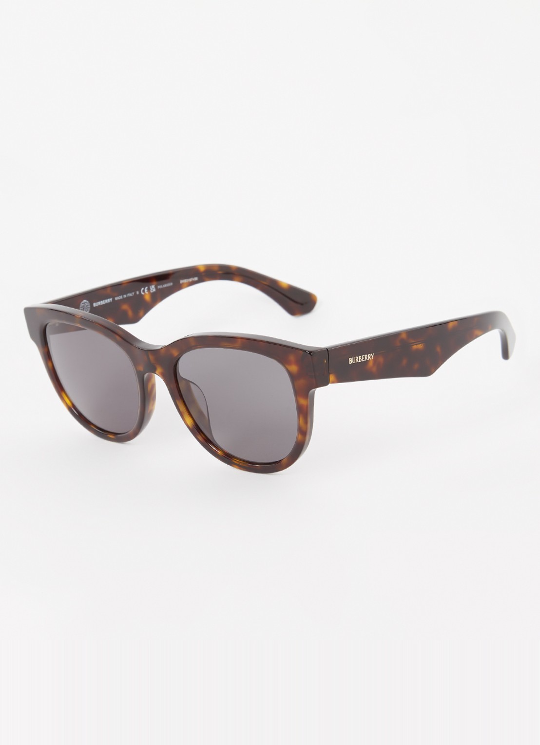 Burberry Wayfarer zonnebril gepolariseerd BE4432U - voorkant bruin
