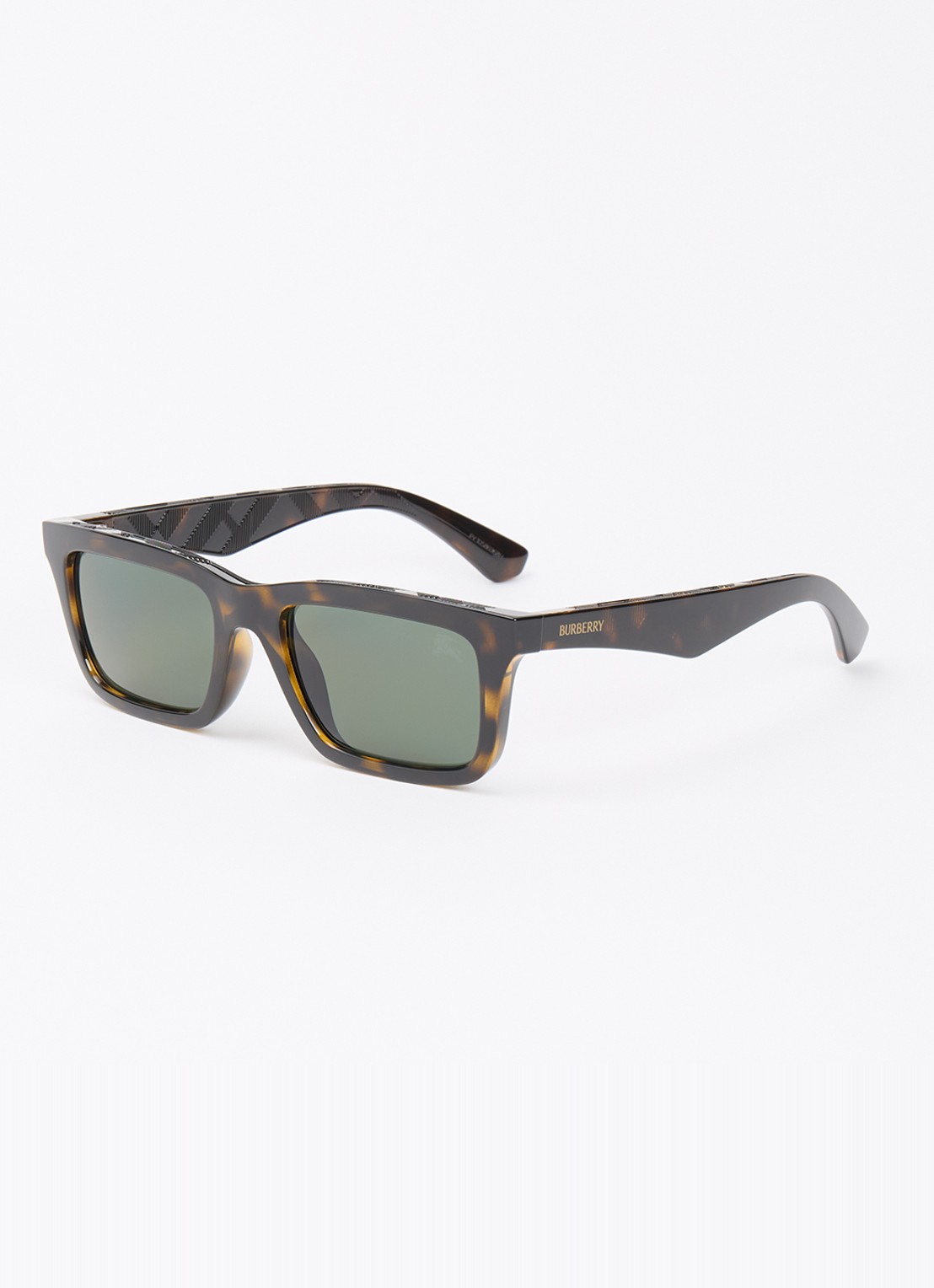 Burberry Wayfarer zonnebril gepolariseerd BE4475U - voorkant bruin