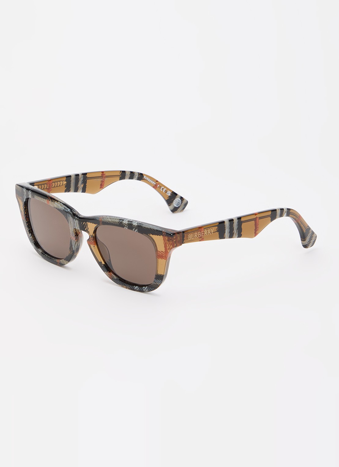 Burberry Wayfarer zonnebril JB4002 - voorkant 4 bruin